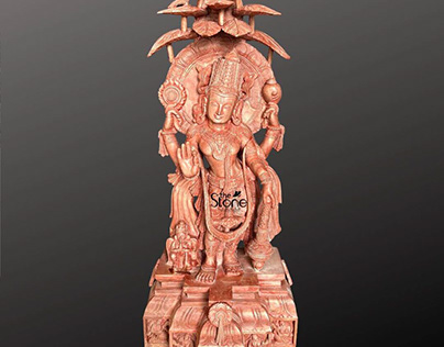 Standing Vishnu Stone Statue 3ft