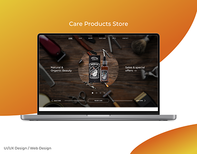 Care Products Store - UI/UX (Web Design) Case