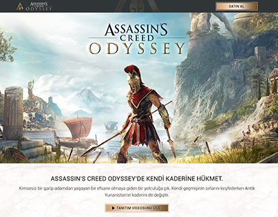 Assassin's Creed Odyssey Landing Page