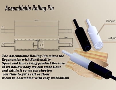 Assemblable Rolling Pin
