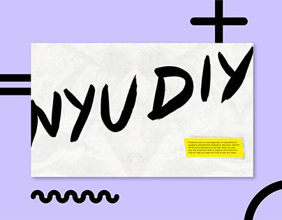 NYU May Quarterly: "NYU DIY" Feature Spreads
