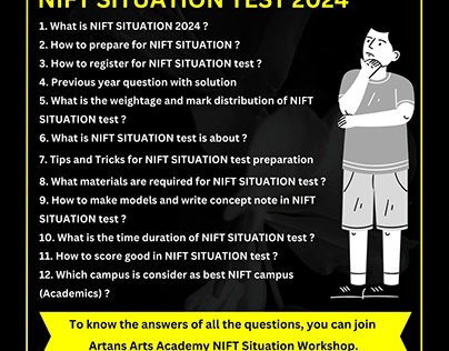 FAQs about NIFT Situation Test