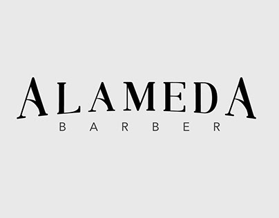 Alameda Barber Logo