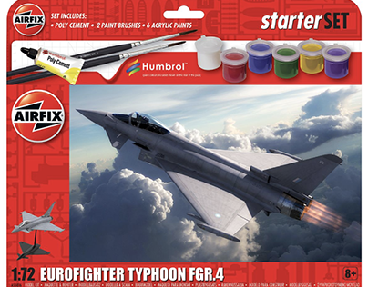 Airfix 1:72 Eurofighter Typhoon FGR.4 Starter Set