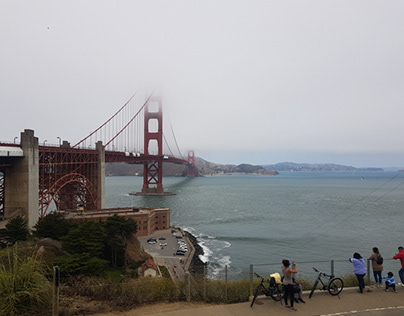Golden Gate Bridge, Downtown San Francisco