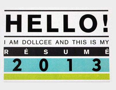 Dollcee's Resume 2013 :)