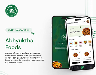 Abhyuktha Foods E Commerce Application