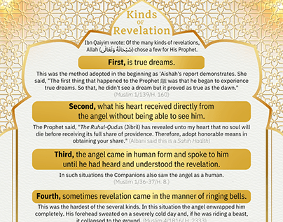 Kinds of Revelation Allah Revealed to Prophet Muhammad