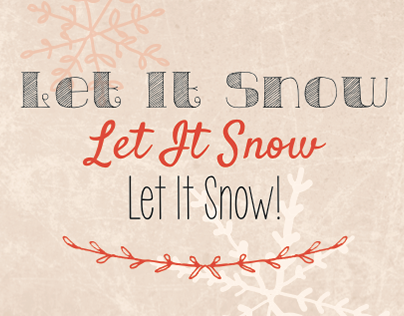Christmas Card (Let It Snow) - 2014