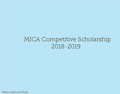 MICA Competitive Scholarship 2019