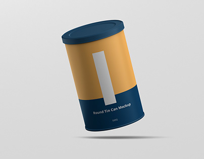 Tin Can Mockup Round