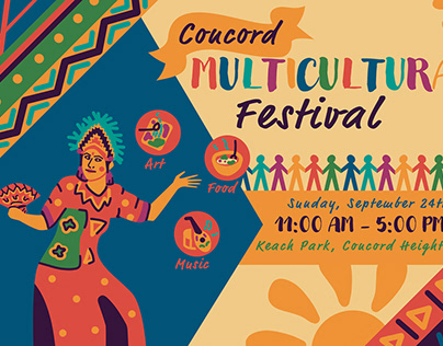 Multicultural Festival Poster & Social Media