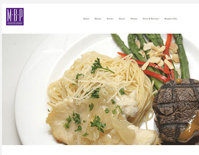 MBP Catering Website - 2019