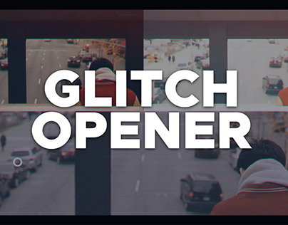 Glitch Opene (After Effects Template)