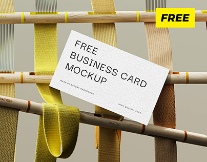 FREE - Business Card Mockup