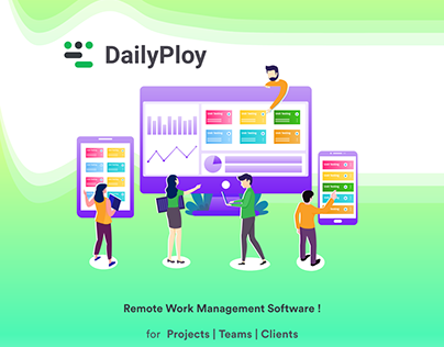 DailyPloy Remote Time Management System - UX Case Study