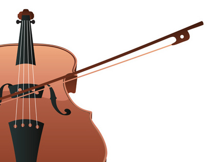 Violin With Bow