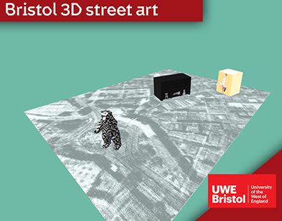 Bristol 3D street art (cooperative piece)