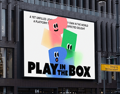 PLAY IN THE BOX BRAND IDENTITY & MASCOT
