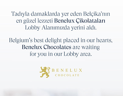 Sheraton Ankara / Benelux Chocolate