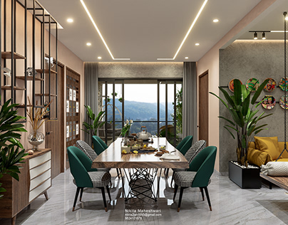Living, Dinning and Kitchen