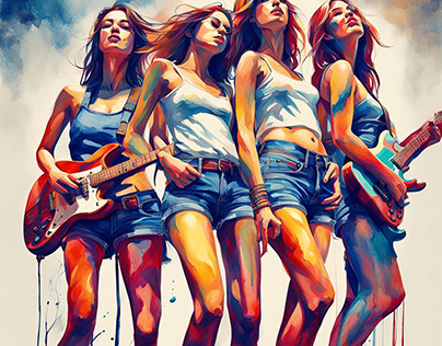 A girls' rock band