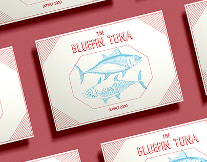 The Bluefin Tina / Endangered Animal Awareness Postcard