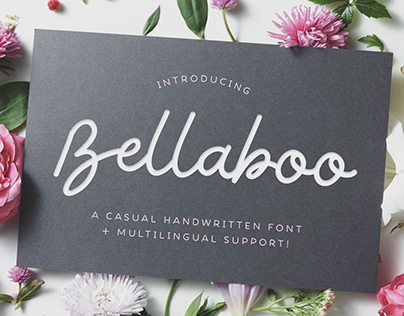Bellaboo Script Font