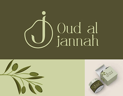Oud al jannah Logo and branding