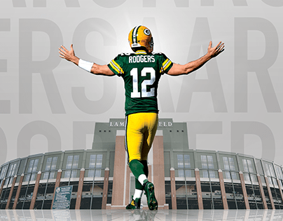 Aaron Rodgers Nike Poster