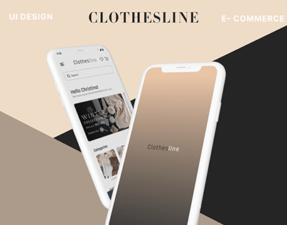 Fashion E commerce Mobile App _ CLOTHESLINE