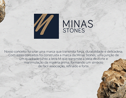 Identidade Visual - Minas Stones - Cliente: Artfício