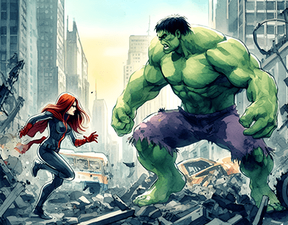 Captain Marvel vs. Hulk