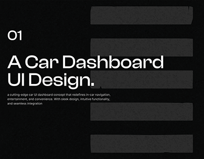A Car Dashboard UI Concept