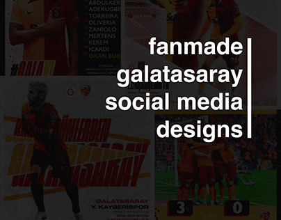 Fanmade Galatasaray Social Media Designs