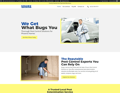 Sours Pest Control - 4 Pagers Site (WordPress)