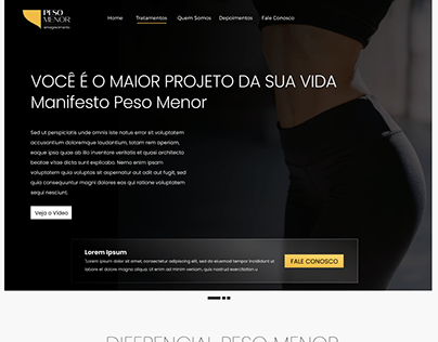 Project thumbnail - Projeto Site Peso Menor ( Estudo )