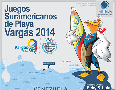 Infografía - Juegos Suramericanos de Playa 2014
