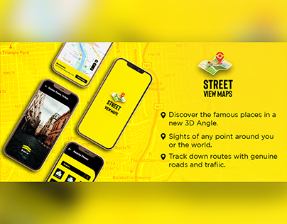 Street View App Promo Designs