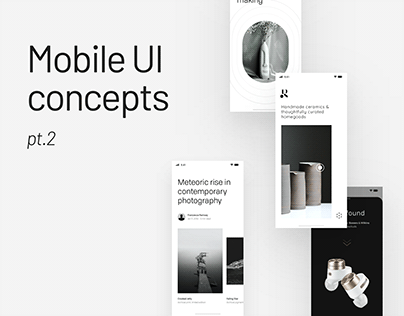 Mobile UI concepts pt.2