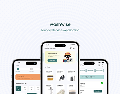 UX Design Project: Laundry App