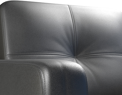 Project thumbnail - 3D model - Leather Armchair