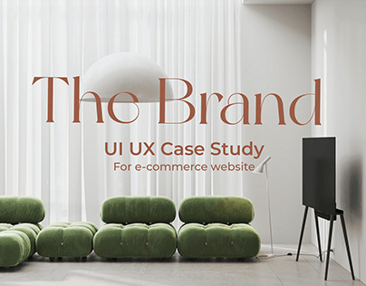 THE BRAND. UI UX Case Study E-commerce Website