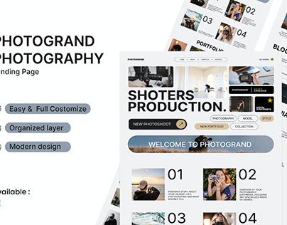 Photogrand - Photography Landing Page