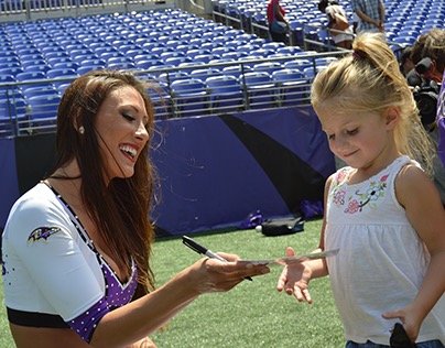 Baltimore Ravens Cheerleaders Event Photos and Video