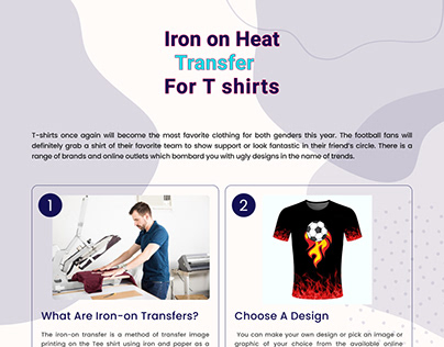 Iron-on Heat Transfer For T-shirts