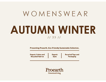 AW23 / Womenswear, Range Consolidation / ProEarth