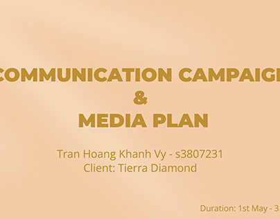 Communication Campaign & Media Plan | Schoolwork