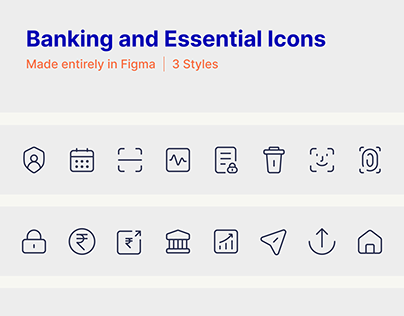 Banking and Essential Icons