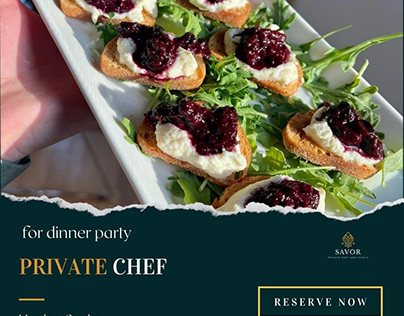 Private Chef For Dinner Party | Savor